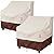 Bestalent Patio Chair Covers Waterproof Outdoor Furniture Large Chair Cover Fits up to 36" W x 37" D x 36" H 2pack