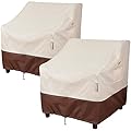 Bestalent Patio Chair Covers Waterproof Outdoor Furniture Large Chair Cover Fits up to 36" W x 37" D x 36" H 2pack