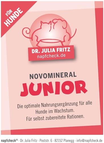 napfcheck Novomineral Junior - für Hunde im Wachstum - hypoallergen - 500 g