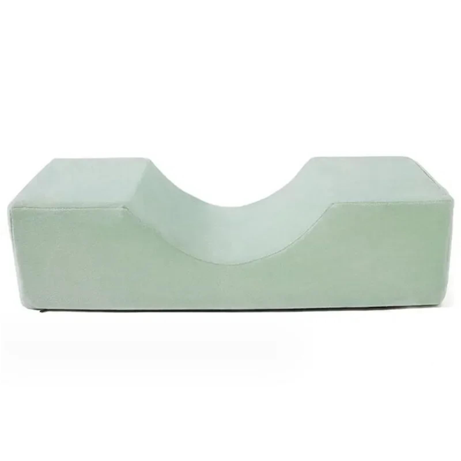 GCYEIDMA Lash Extension Pillow Professional Lash Pillow Neck Support Eyelash Soft Grafting Eyelashes Memory Foam Extension Makeup Salon(Green)