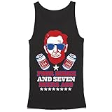 Four Score and Seven Beers Ago Tank Top - America Tank Top - USA Party Tank T...