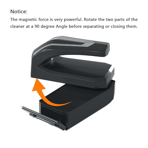Image of Carefree Fish Aquarium Super Powerful Magnetic Cleaner with 4 Algae Scrapers for Glass Fish Tank Magnet Brush Floating S+(Plus)