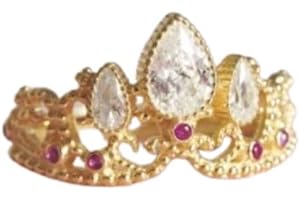 Princess Crown Engagement Ring - Rapunzel Magical Jewelry