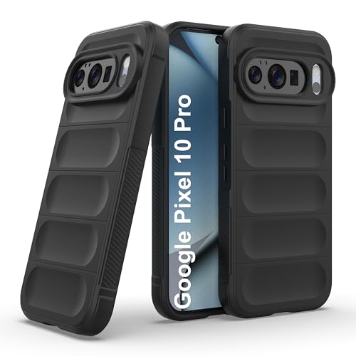Image of Zapcase Back Case Cover for Google Pixel 10 Pro | Compatible for Google Pixel 10 Pro Back Cover | Liquid Silicon Magic Case with Camera Protection| Black