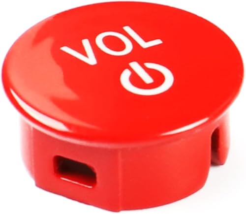 GZYF 1 unids rojo coche estéreo botón de volumen cubierta para BMW G chasis 2 3 4 8 series M3 M4 M8 X3 X4 X5 X6 X7 Z4