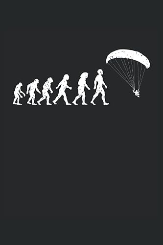 parapente Evolution parapente piloto de parapente parapente Libreta DIN A5 6x9 pulgadas cuaderno diario planificador 120 páginas Libro de grasa