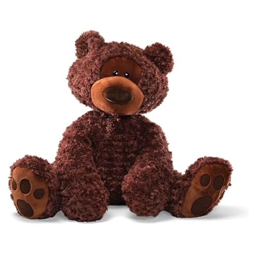 GUND Jumbo Philbin Teddy Bear, Large Teddy Bear, Stuffed Animal for Ages 1 and Up, Plush Toy, Chocolate Brown, 29"