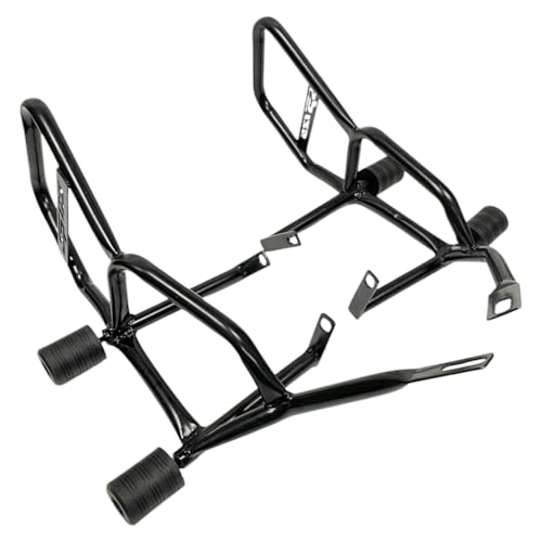 Image of Dhe Best Bike Stylist Metal Crash Guard with Slider Leg Guard /Legguard Black Suitable for Honda Shine 125 SP BS6