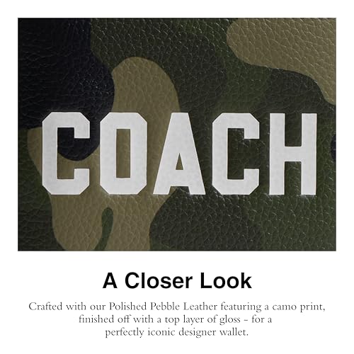COACH Mens, 3-In-1 Wallet With Camo Print Graphic, Camo, One Size4