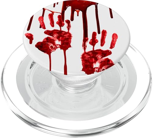 Cute Bloody Hand Halloween Blood Dripping Horror PopSockets PopGrip for MagSafe