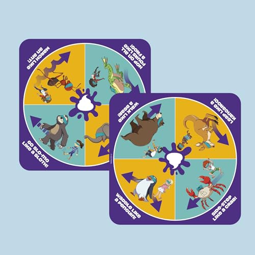Hasbro Gaming Don't Step in It Preschool Game I Blindfolded, Poop Party Game | Spinner with 8 Fun Animal Moves | Ages 4+| 1+ Players I Funny Kids Board Games | Easter Gift for Kids - image 3