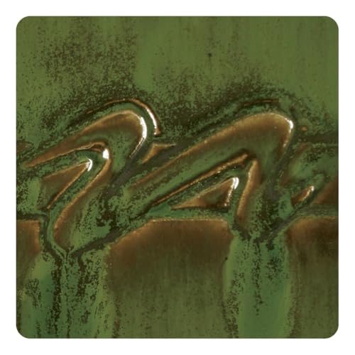AMACO Potter's Choice PC-42 Seaweed Deep Green High Fire Glaze Pint, 16 oz. (473 mL), Layerable Mid-High Fire Cone 5-6 (PC) Liquid Ceramic Pottery Glaze for Bisque