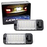 iJDMTOY OEM-Fit 3W Full LED License Plate Light Kit Compatible With 1992-1998 BMW E36 3 Series, Powered by 18-SMD Xenon White LED & Can-bus Error Free