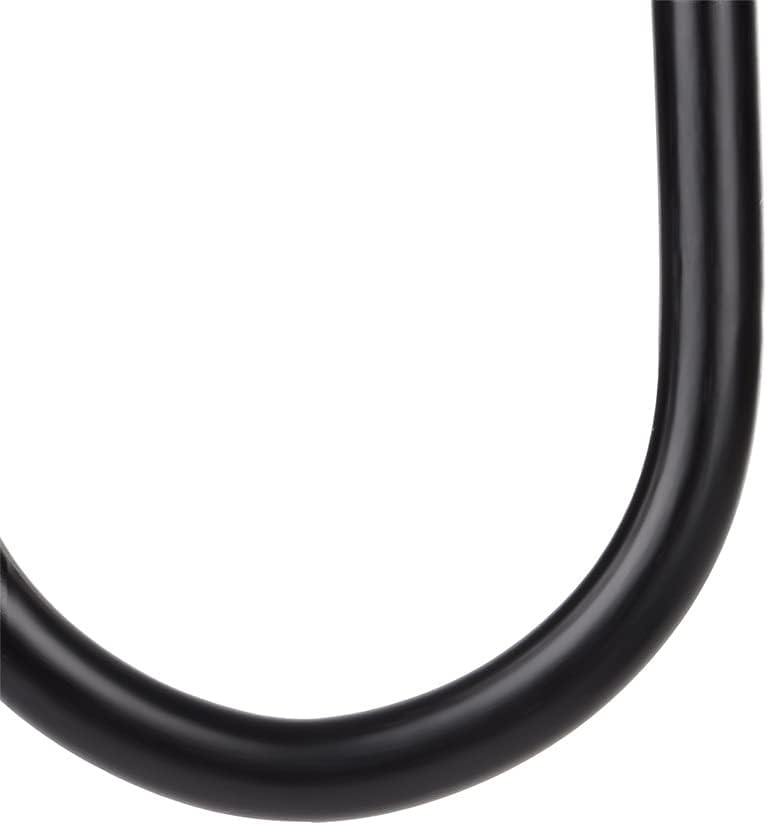 2PCSBlack Retro Iron Curtain Holdback Wall Hanger Mounted Metal Hooks U Shaped Loop Holder Tie Back with Screw