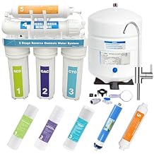 5 Stage Reverse Osmosis System - Drinking Water Filtration System - RO Water