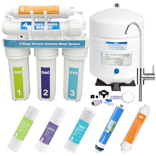 5 Stage Reverse Osmosis System - Drinking Water Filtration System - RO Water