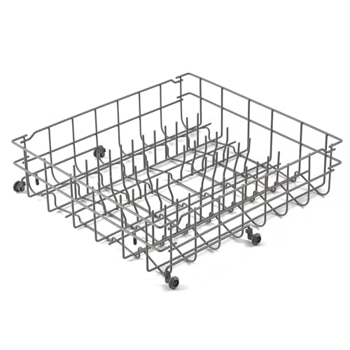 Upgraded 5304535380 Dishwasher Upper Rack Replacement for Frigidaire Kenmore Crosley Dishwasher Parts Upper Dishrack Assembly FBD2400KB12B FFBD2406NS9B Dishwasher Upper Shelf top Rack Drawer Wheels