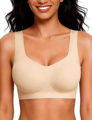 What Is the 3 Bra Rule? A Woman Over 50's Guide to Smarter Bra Rotation 6 KeepMyself Women's Seamless Wireless Bra No Underwire Pullover Full Coverage T-Shirt Bralette Wide Straps Comfy Sleep Bra Nude M