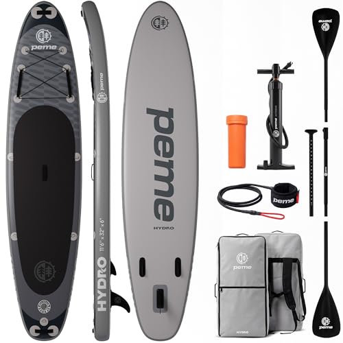 peme Stand Up Paddling Board SUP Paddle Standup Sub Surfbrett mit Zubehör Surfboard…