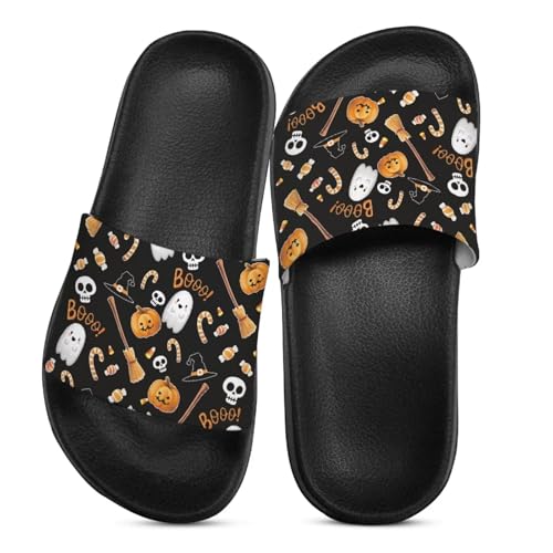 Halloween Slides for Boys Girls Anti-Slip Kids Slides Sandals Waterproof4