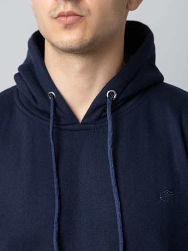 Image of EKOM Hoodies Sweatshirt for Men | Fleece Mens Hooded Sweatshirt | Casual, Lightweight, Fashionable, Trendy, Solid Men's Winter Hoodie