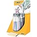 Produktbild BIC 4 Farben Kugelschreiber Set 4 Colours Shine, 20er Pack in Thekendisplay, 4 Schaft Farben, Ideal für das Büro, oder die Schule