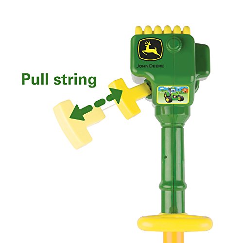 TOMY John Deere Weed Trimmer Lawn and Garden Tool Set with Pull String for Kids Outdoor Playtime