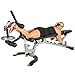 Fitness Reality X-Class 1500 lb Light Commercial Utility Weight Bench with Olympic Preacher Curl & Leg Developer Attachment