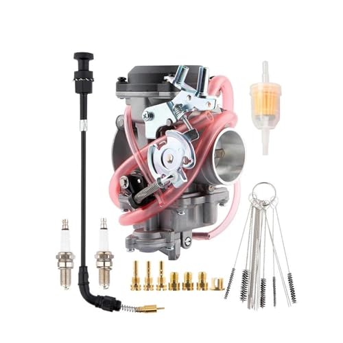 CRJIMX Motorrad Vergaser Set FÜR HARLEY FÜR DAVIDSON 40MM CV40 PERFORMANCE ABGESTIMMT
