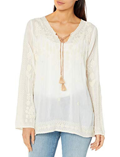 Johnny Was Women's Blouse, Natural, Medium