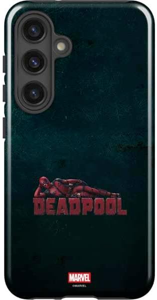 Skinit Impact Phone Case Compatible with Galaxy S24 Plus - Officially Licensed Marvel Deadpool Babypool Playing Design