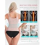 LODAY-Waist-Trainer-Corset-for-Women-Tummy-Control-Sport-Workout-Body-Shaper-Black LODAY Waist Trainer Corset for Women Tummy Control Sport Workout Body Shaper Black