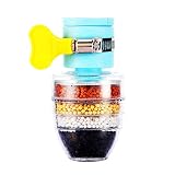 Home Mini Activated Carbon Household Removes Chlorine Fluoride Kitchen Faucet Tap Water Filter Water