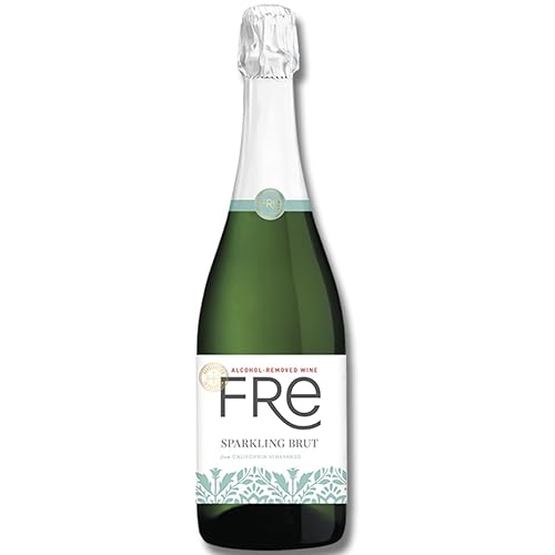 Sutter Home Fre Sparkling Brut Non-Alcoholic Champagne Experience Bundle with ChromaCast Phone Grip, Seasonal Wine Pairings & Recipes, 750ML