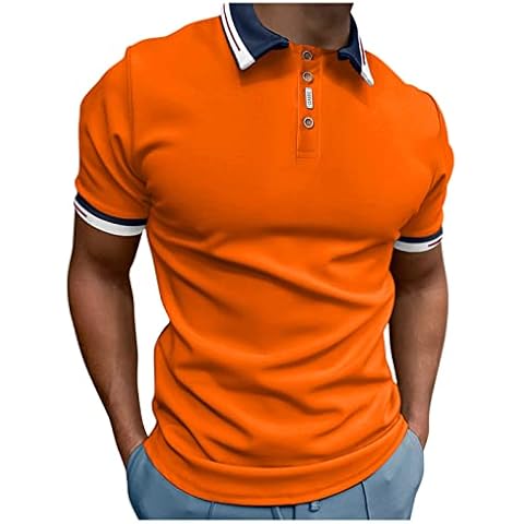 ETHKIA Men's Slim Fit Performance Polo Shirt Cover