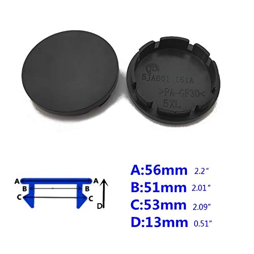 Wcnsxs 4 stks/set 56mm Auto Wiel Center Hub Caps Universele ABS Voertuig Band Velg Cover Protector - Image 4