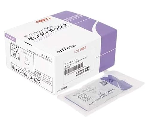 アルフレッサファーマ モノディオックス 1/2円形鈍針 36mm 2-0 24本入 HG3602MV90 -KJ2