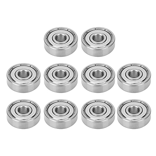 S626z Stainless Steel Ball Bearings Roller Skates Accessories 6x19x6mm 10pcs