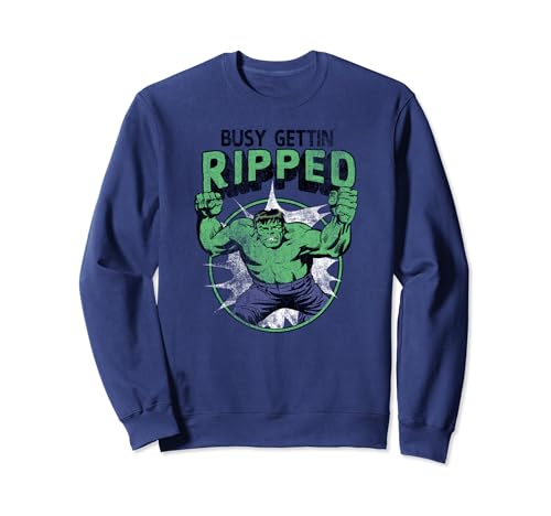 Marvel Hulk Busy Gettin Ripped Workout Sudadera