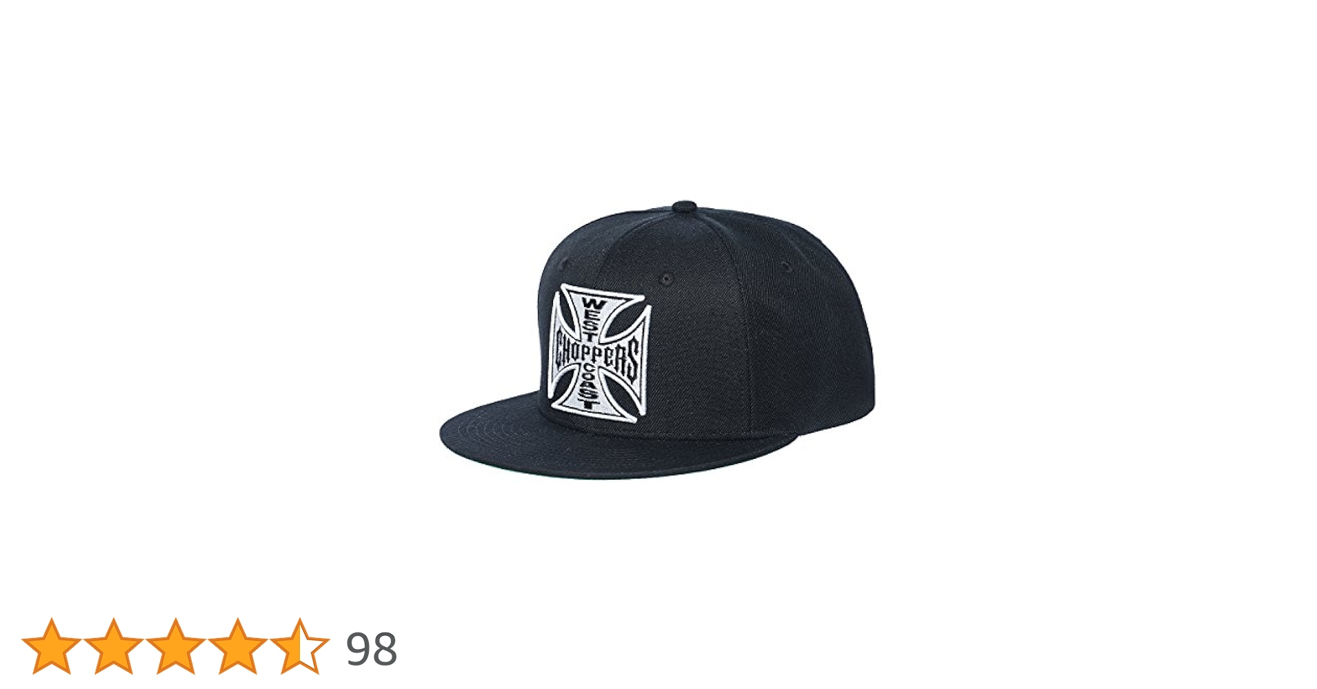 West Coast Choppers Unisex Snapback Cap OG Cross Flatbill