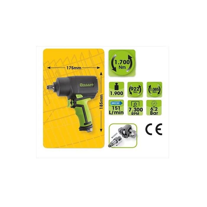 Avvitatore pneumatico a impulsi Fasano FGA 309 1/2"