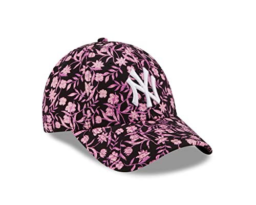 New-Era-New-York-Yankees-Black-MLB-Floral-9Forty-Adjustable-Women-Cap