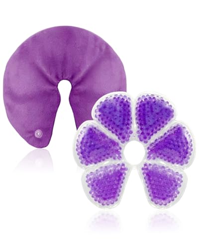 DAFNE Set Coussinet Gel Allaitement, Compresses 3-en-1 Chaud/Froid Allaitement, Coussinets Rafraîchissants Pour l'Allaitement, Coussinets De Gel D'Allaitement Chaud Et Froid Pour Les Mamans