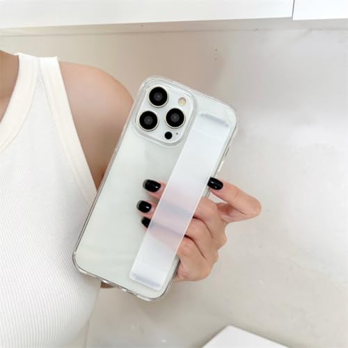 Coque silicone pour iPhone 14 Pro Max transparente fine avec cordon