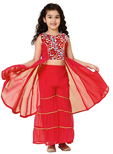 Image of A.T.U.N. (ALL THINGS UBER NICE) Girls Sharara Set