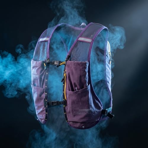 AONIJIE Running Hydration Vest for Men & Women, 8L Hydration Backpack, Multiple Pocket Designs for Water Bottles/Bladders, Lightweight Breathable for Hiking, Climbing, Marathon & Cycling - Purple by AONIJIE - Image 7