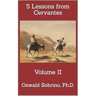 5 Lessons from Cervantes Audiolibro Por Oswald Sobrino arte de portada