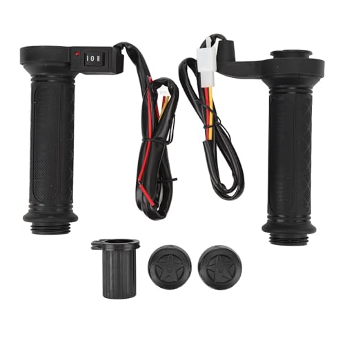 NSXAYIWE Manopole Moto Riscaldate 12V, Impugnatura Antiscivolo IP67 Manubrio Moto a Tre velocità con Temperatura Regolabile
