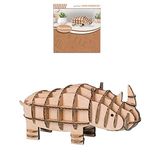 STC - Déco carton 3D ? Rhinocéros