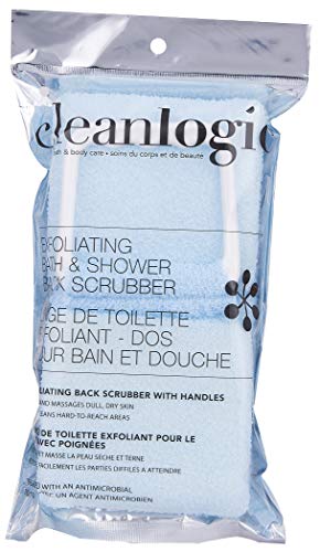 Cleanlogic Exfoliating Bath & Shower Back Scrubber (Pack of 6) - Color may vary